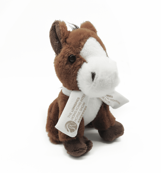 HK Horse Show Official Plush Toy Horse With Printed Scarf